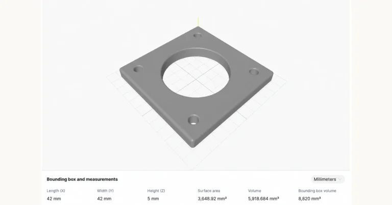 Gray interactive manufacturing-part preview for the 3ERP component case study