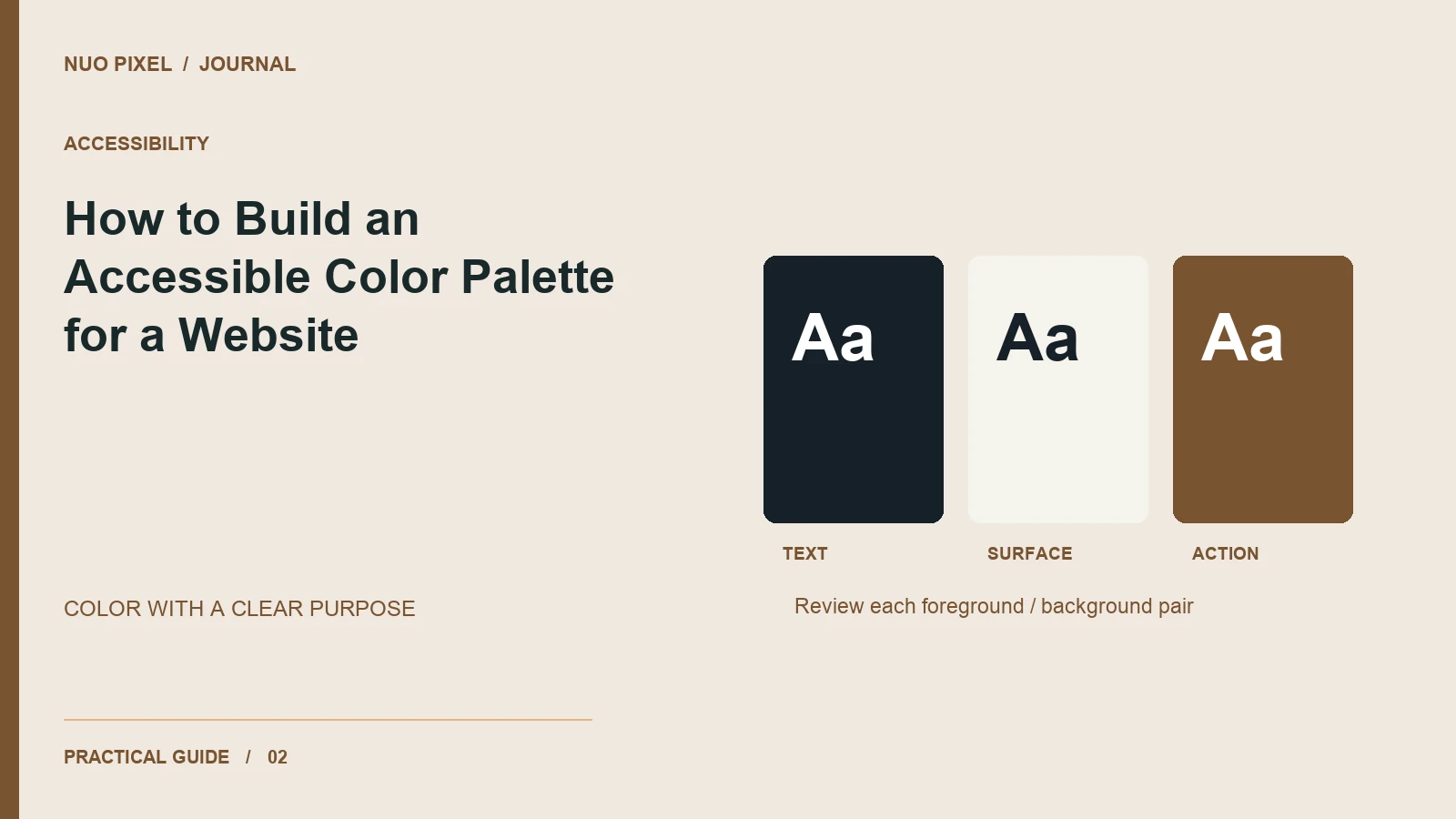How to Build an Accessible Color Palette for a Website
