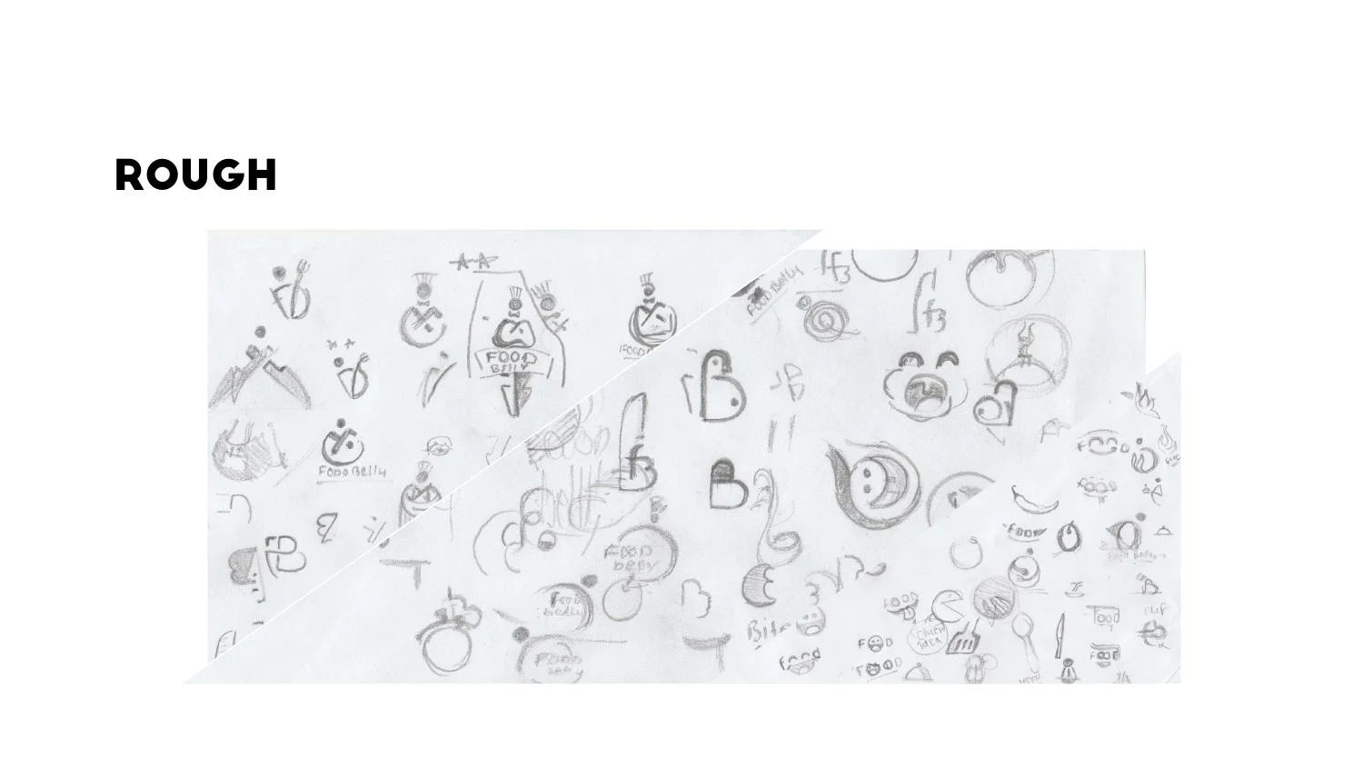 FOOD BELLY sketches artwork from Nuo Pixel Solutions’ supplied identity presentation