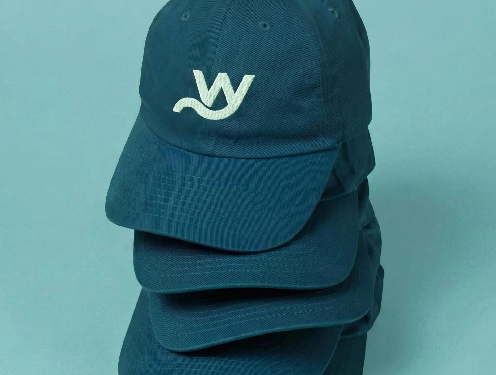 WayZao compact mark on a cap identity mockup