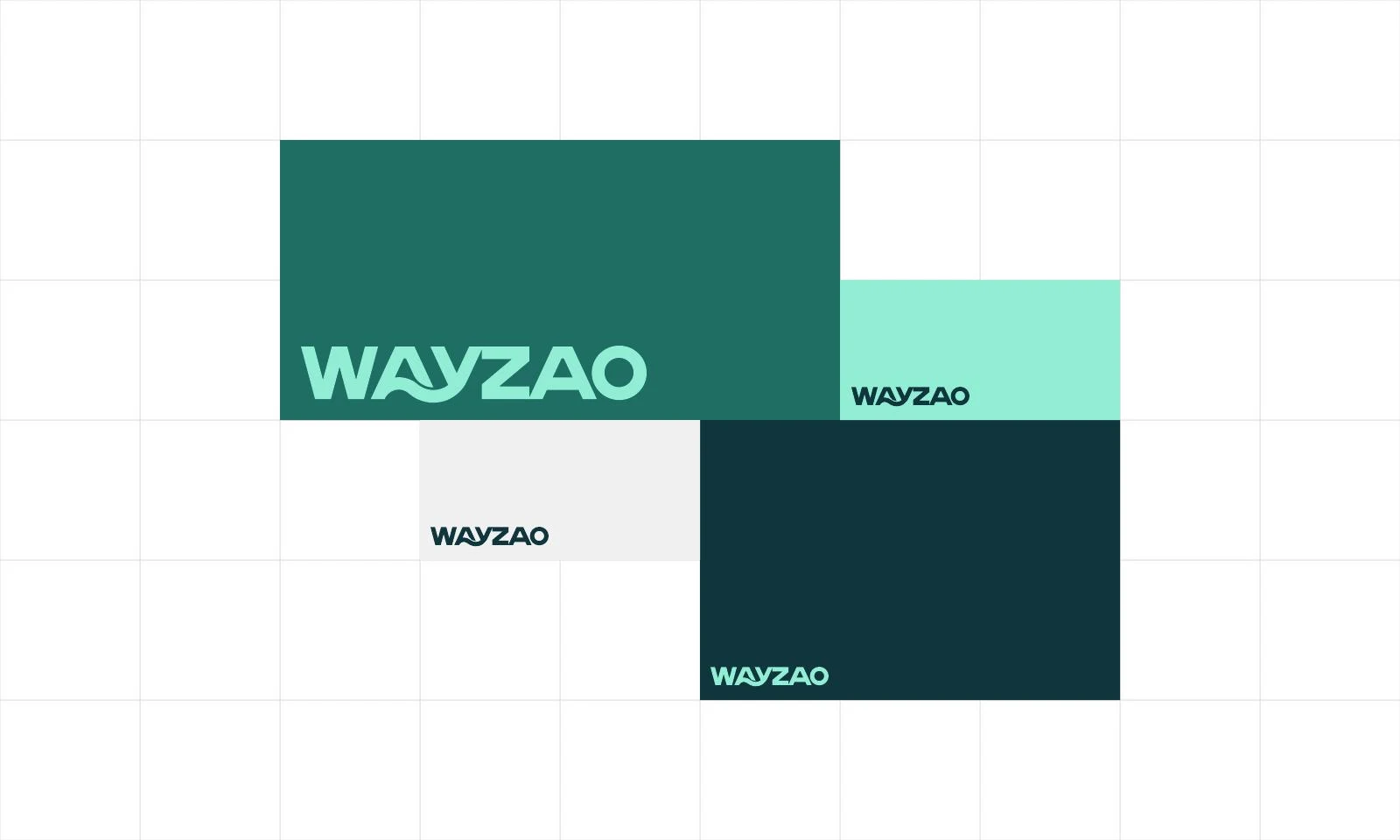 Our teal, mint, dark and light WayZao color combinations
