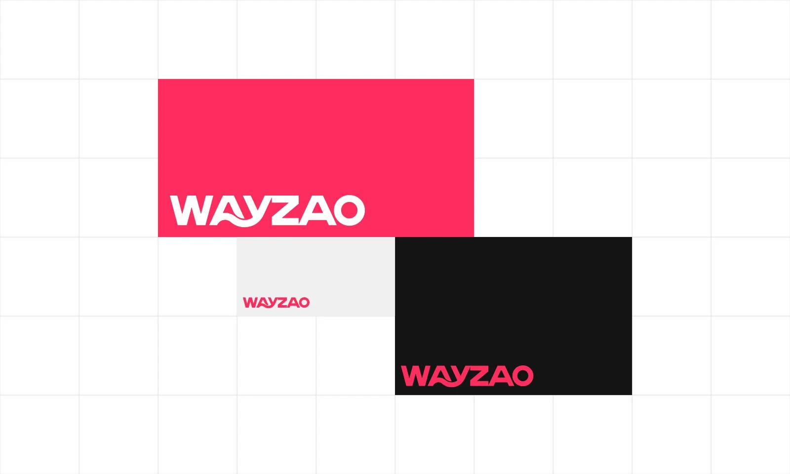 Our red-pink WayZao color exploration with dark and light backgrounds