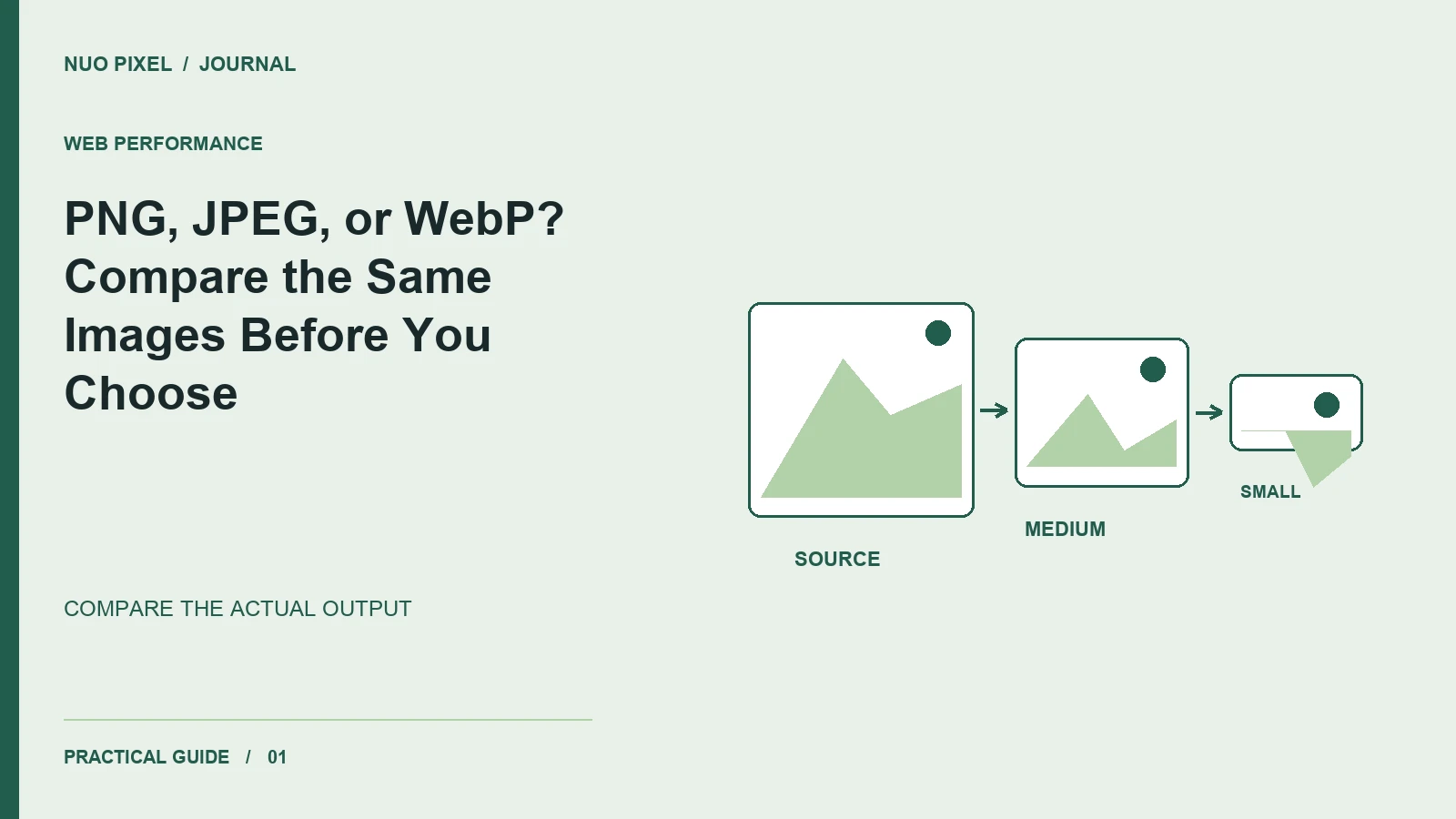 PNG, JPEG, or WebP? Compare the Same Images Before You Choose