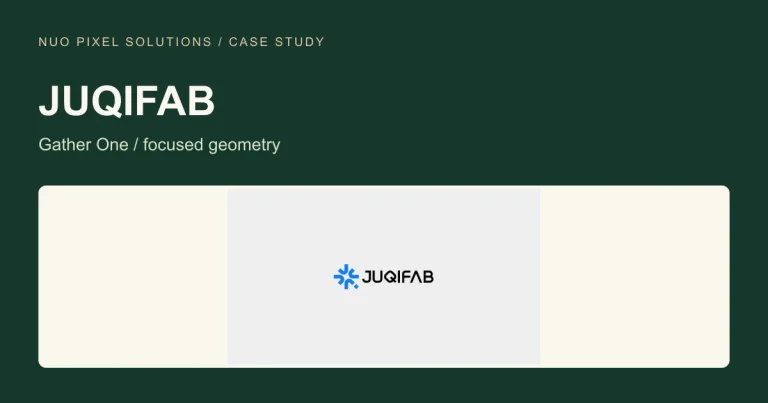JUQIFAB case study by Nuo Pixel Solutions