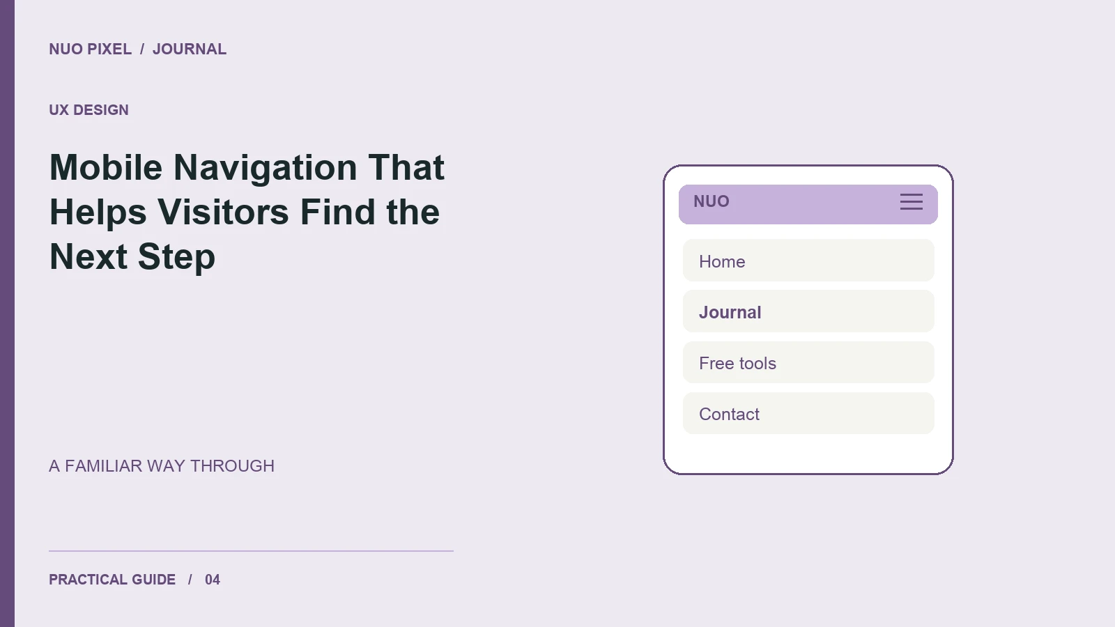 Mobile Navigation That Helps Visitors Find the Next Step